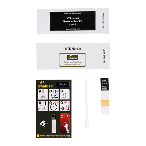 Heroin Test Kit Box – Quantity 100 Test Kits per Box